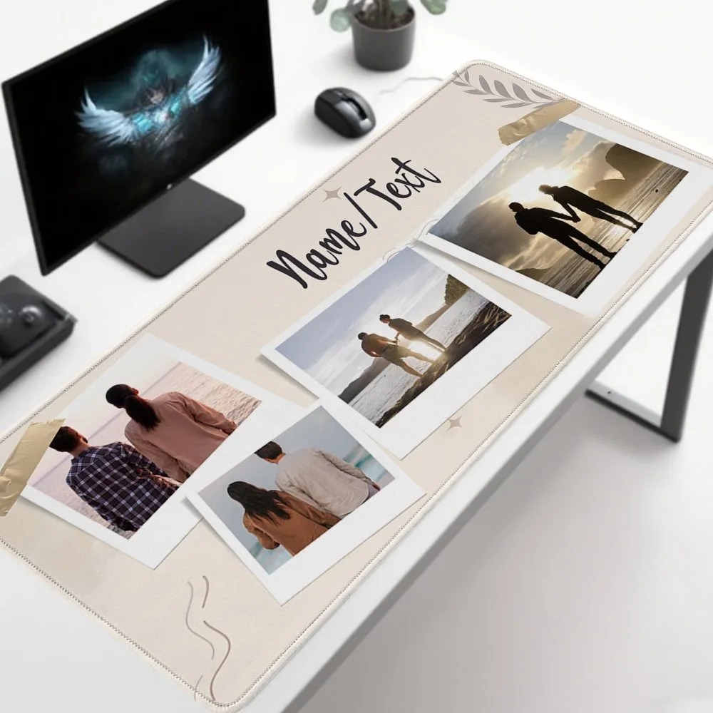 Gaming Accessories Photo - Personalized Custom Photo Text Mouse Pad