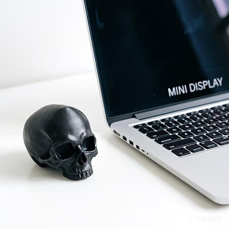 Gaming Accessories Monitor - Skull Head Monitor Decoration, Gothic Style