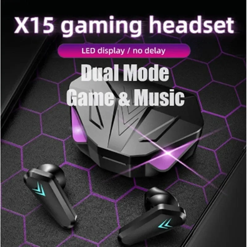 Gaming Accessories Monitor - NEW X15 TWS Earphones Bluetooth Wireless