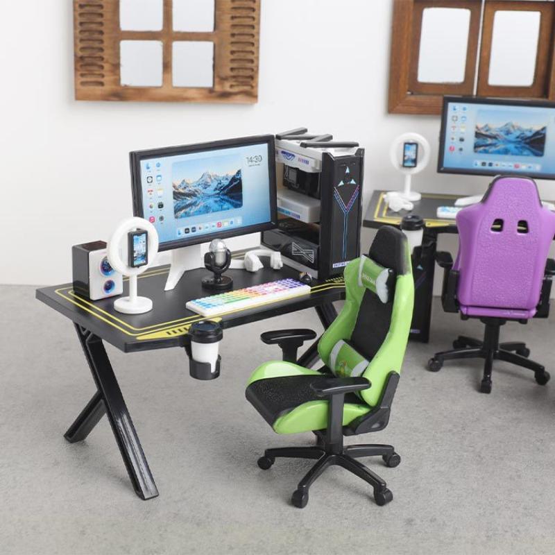 1/12 Dollhouse Tiny Gaming Des - Gaming Accessories Monitor 评论和价格