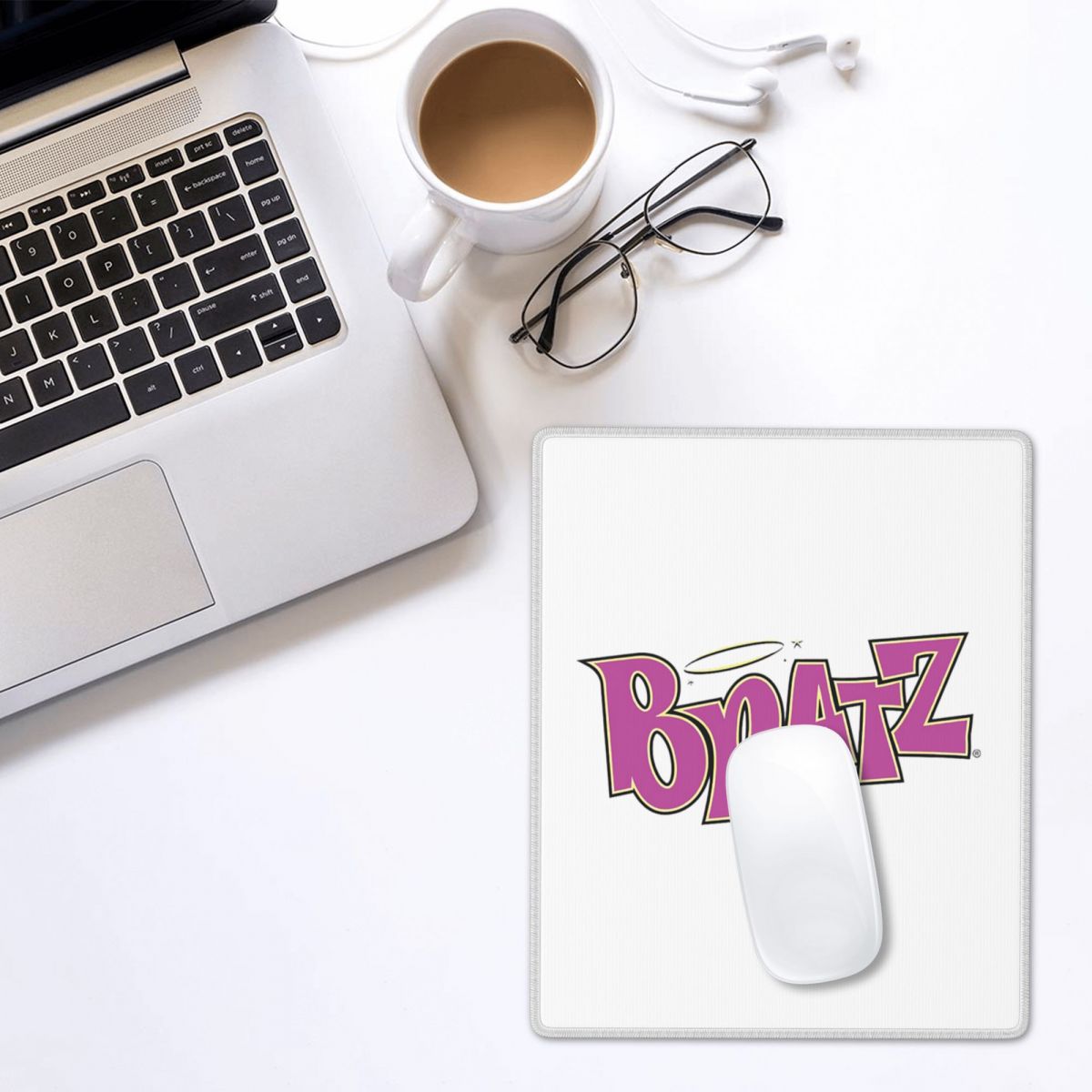 Bratz Logo Mouse Pad Gamer PC  - Gaming Accessories Logo 评论和价格