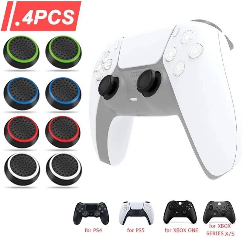 4PCS Silicone Analog ThumbStic - Gaming Accessories Xbox Series S 评论和价格