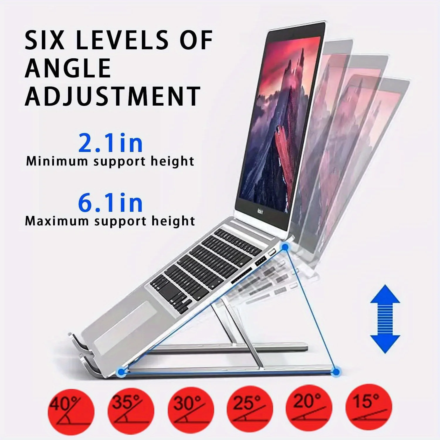 Adjustable Aluminum Laptop Sta - Gaming Accessories Pink 评论和价格
