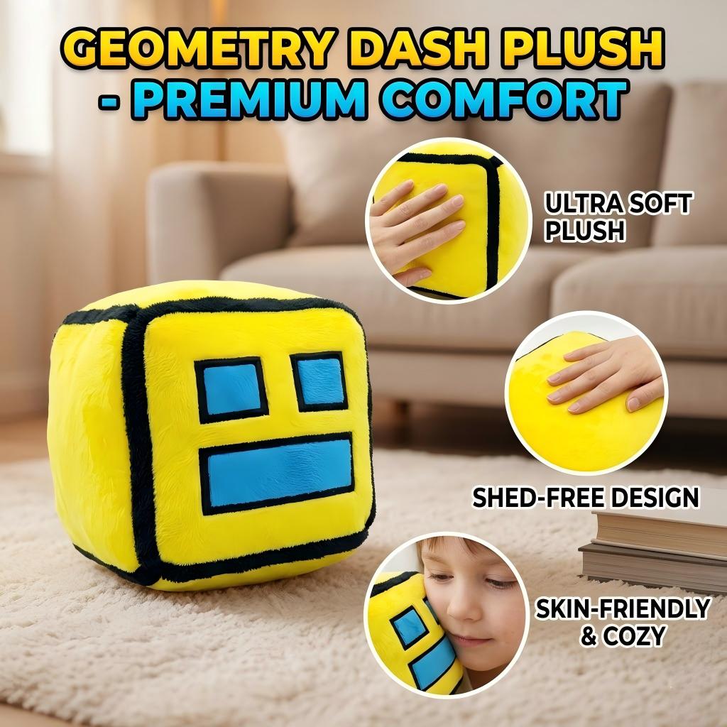 2026 Geometry Dash Cube Plush  - Gaming Accessories Toys 评论和价格