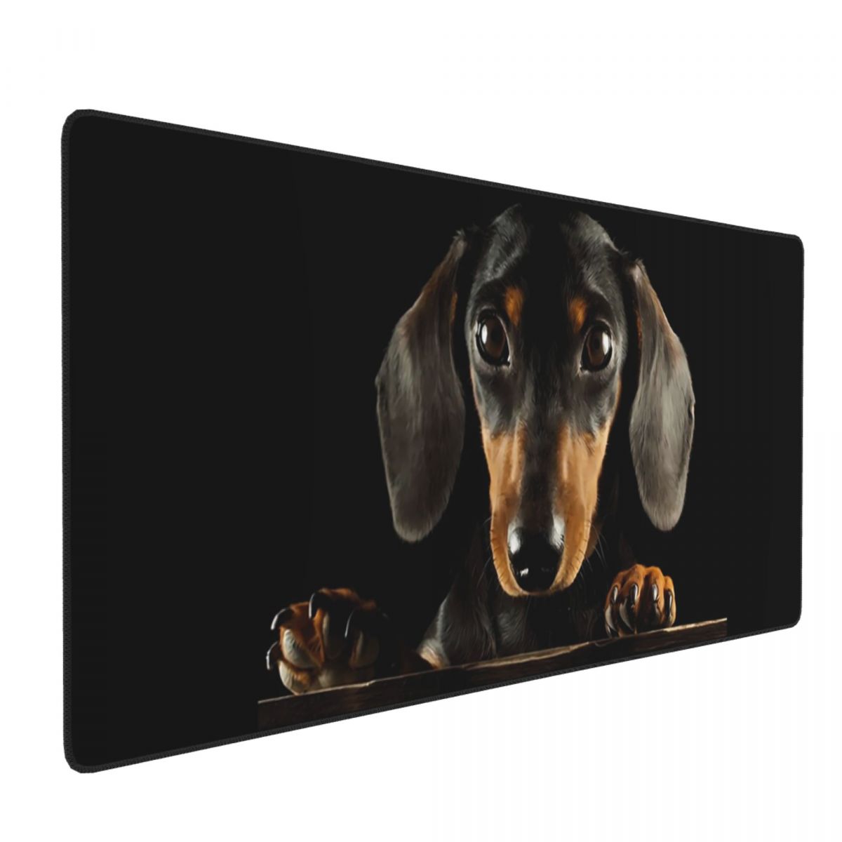 Large Mouse Pad Black Dachshun - Gaming Accessories Photo 评论和价格