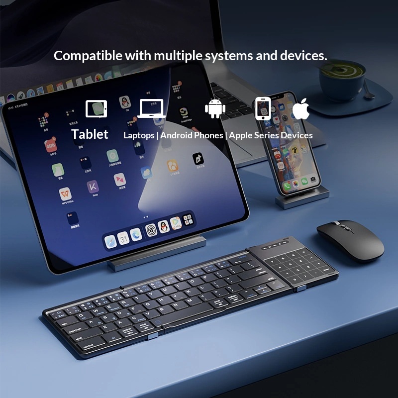 Mengzu Tri Fold Wireless Bluet - Gaming Accessories Laptop 评论和价格