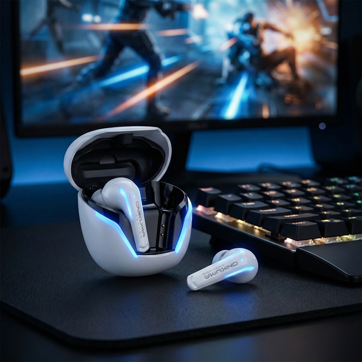 ONIKUMA T27 Wireless Gaming Ea - Gaming Accessories Monitor 评论和价格